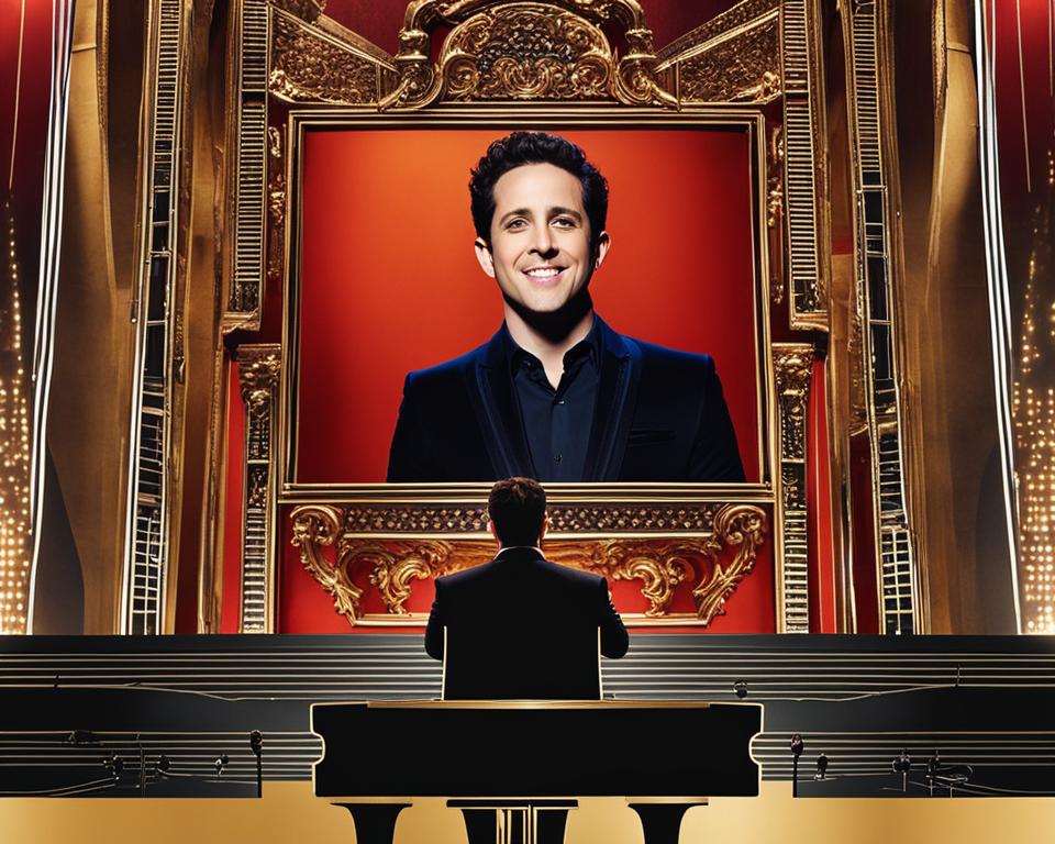 Santino Fontana performing on stage